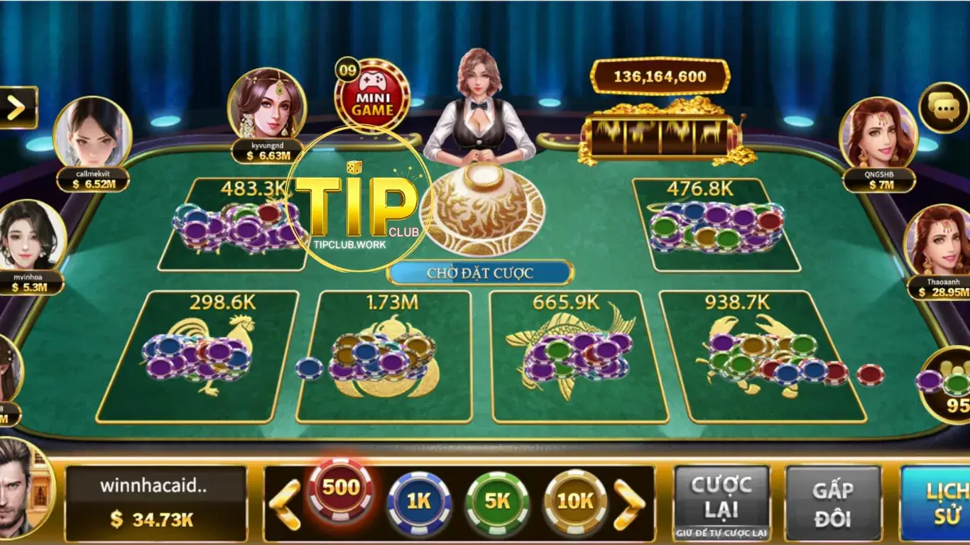 Kinh nghiệm chơi game Bầu cua TipClub